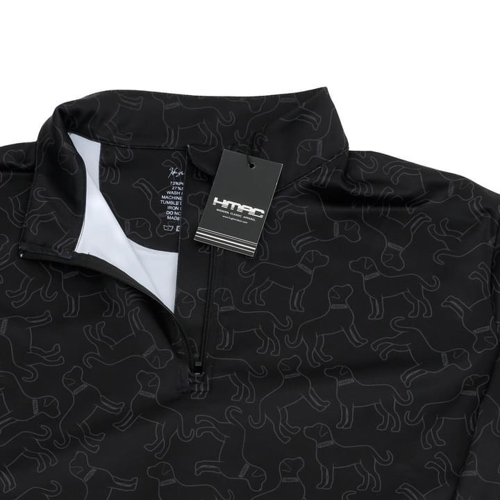 Performance Quarter Zip featuring the Sammyverse Dog Pattern