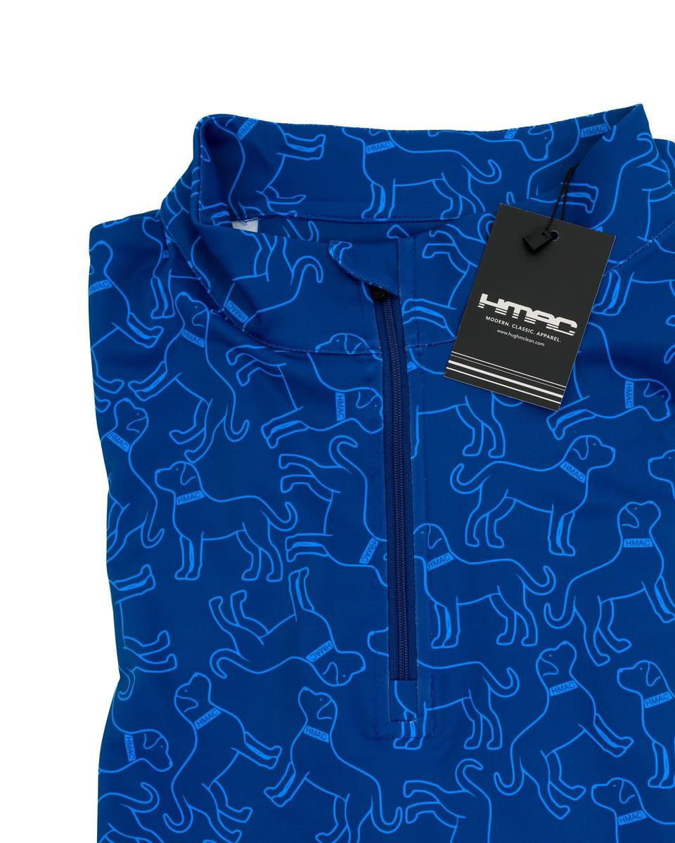 Sammyverse Dog Quarter Zip | Dog Print Jacket | Hugh McLean
