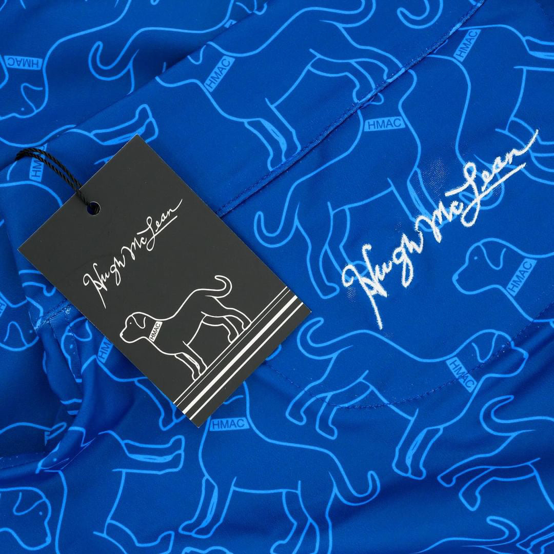 Sammyverse Dog Quarter Zip | Dog Print Jacket | Hugh McLean