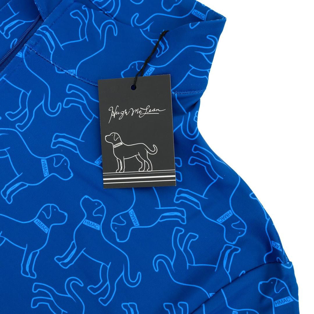 Sammyverse Dog Quarter Zip | Dog Print Jacket | Hugh McLean