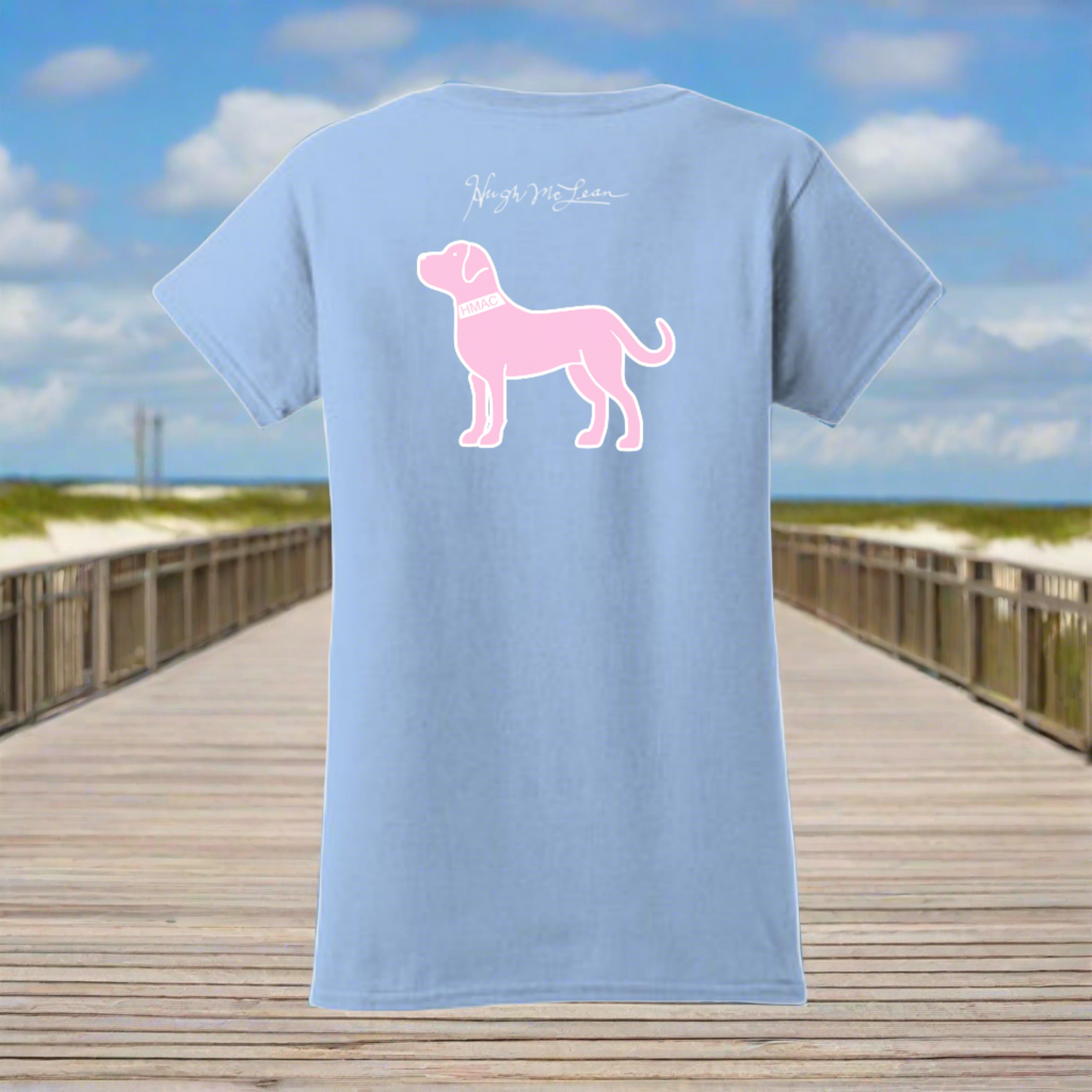 Dog Ladies T-Shirt | Classic Printed Tee Shirt | Hugh McLean