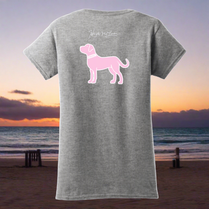 Dog Ladies T-Shirt | Classic Printed Tee Shirt | Hugh McLean
